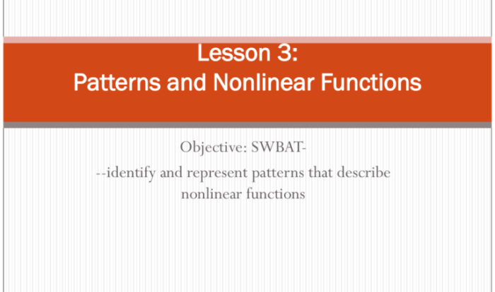 Non function functions linear patterns line vertical graph let