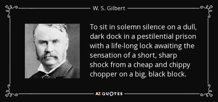 To sit in solemn silence in a dull dark dock